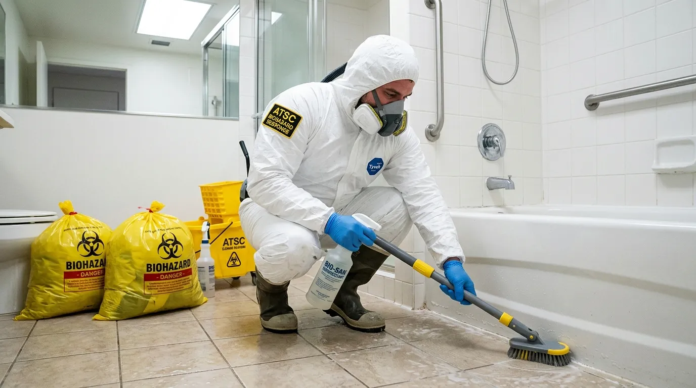 Decontamination equipment deployed for Blood Cleanup in East Pasadena